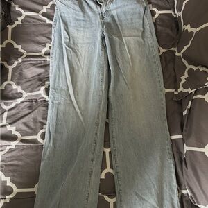 Fashion Nova Light Blue High Rise Jeans